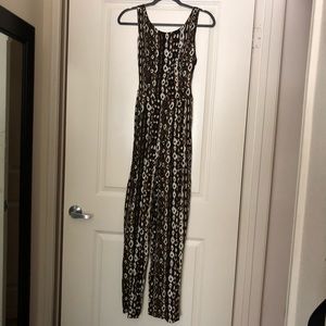 NWT Forever 21 tribal print open back jumper